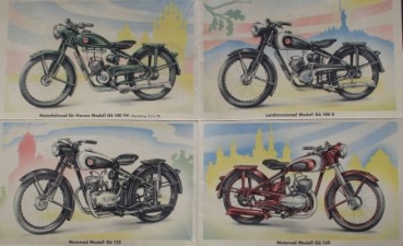 Goericke Motorbikes Goe 98 - 150 Modelprogram 1952 Motorbikebrochure (7260)